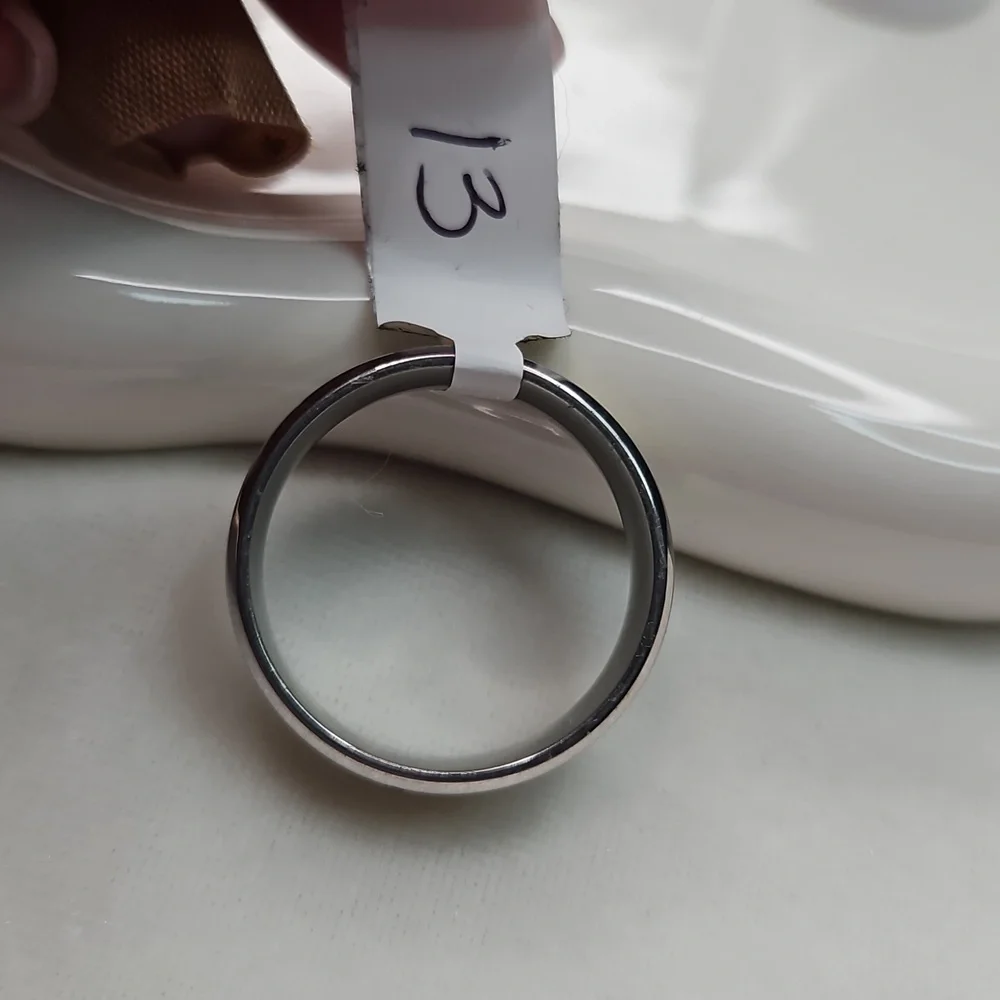 Men's Stainless Steel Gold Metallic Band Ring Celtic Design Style Wedding Band